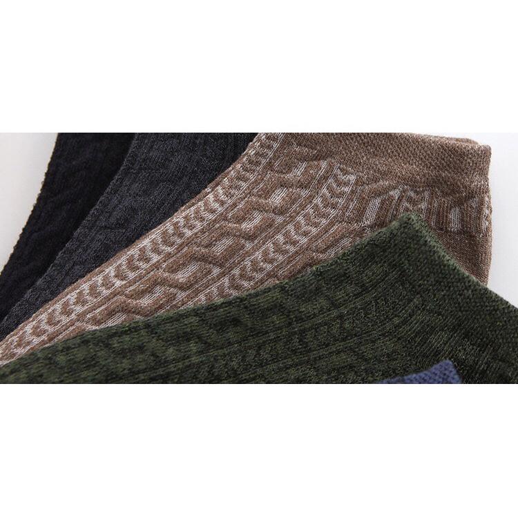 Vớ Nam CỔ NGẮN cao cấp , Tất Cổ Ngắn Nam chất liệu cotton khử mùi kháng khuẩn màu sắc trầm