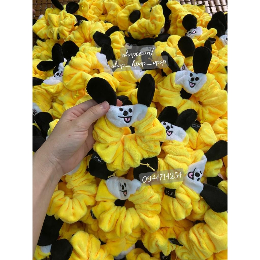 Combo Gấu Bông BT21 + Scrunchies BT21 hàng chất lượng