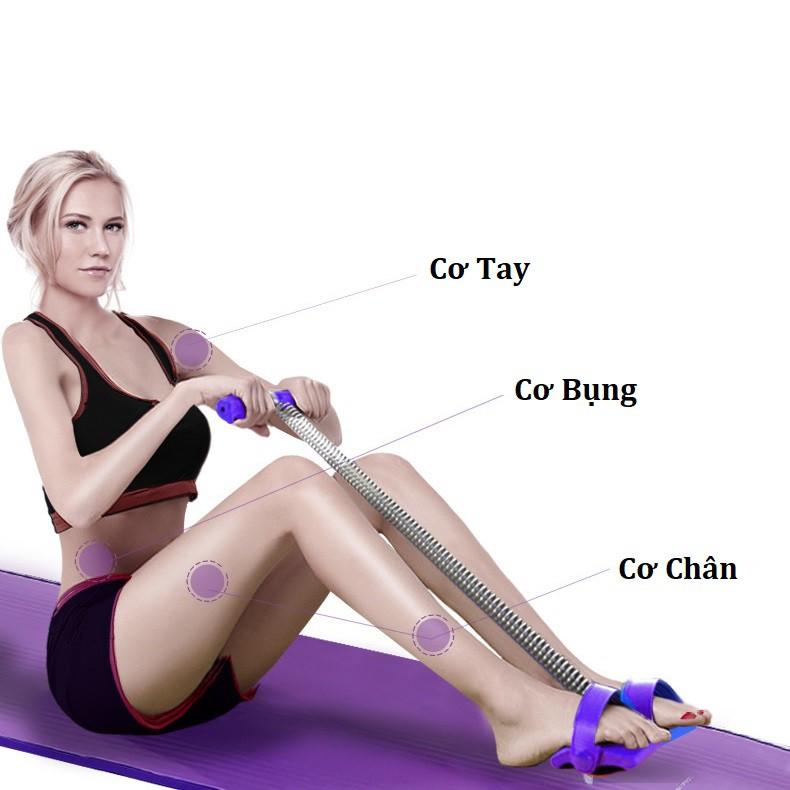 Dây kéo lò xo tập thể dục Tummy Trimmer - Dụng cụ tập Gym Bụng, tập thể dục đa năng tại nhà