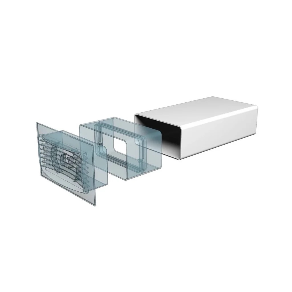 Ống gió NHỰA vuông 60х120, L=1m - 612VP2 - Hàng Nhập Khẩu