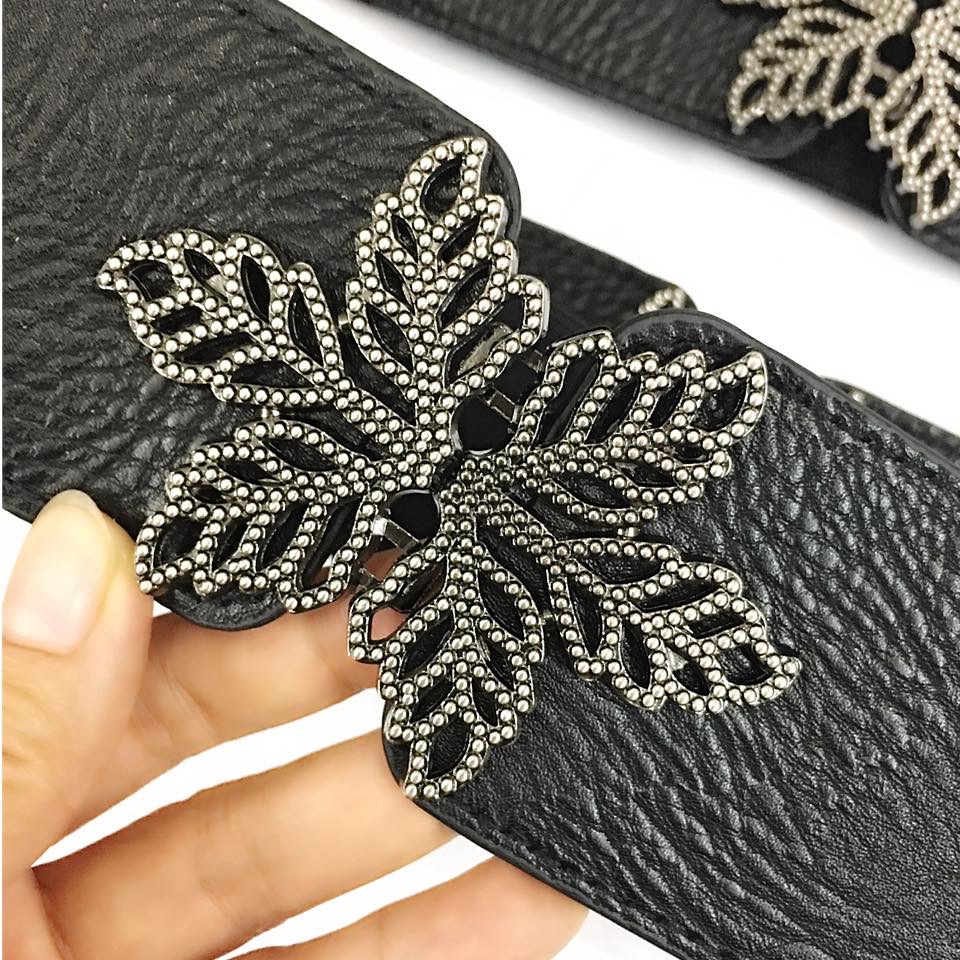 Đai váy hình lá bản 6,5cm