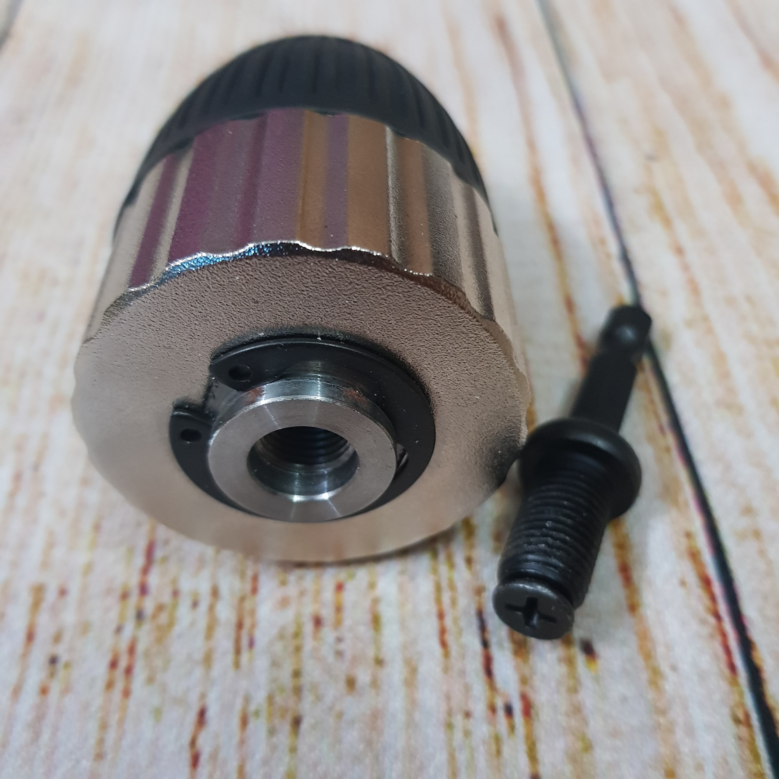 Bộ chuyển đổi đầu kẹp mũi khoan 1.5 - 13mm cho khoan chuôi lục giác 6.35mm - Tặng kèm 1 móc chìa khóa