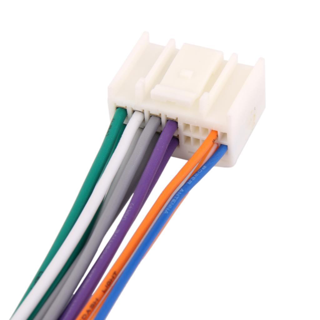 6-10pack 2 Car Radio CD/DVD Stereo Wiring Harness Adapter For IX35/