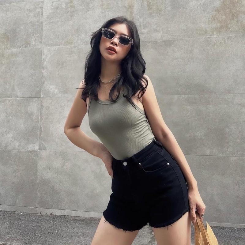 Quần Short Đen Latte Thuộc thương hiệu Rocky Denim