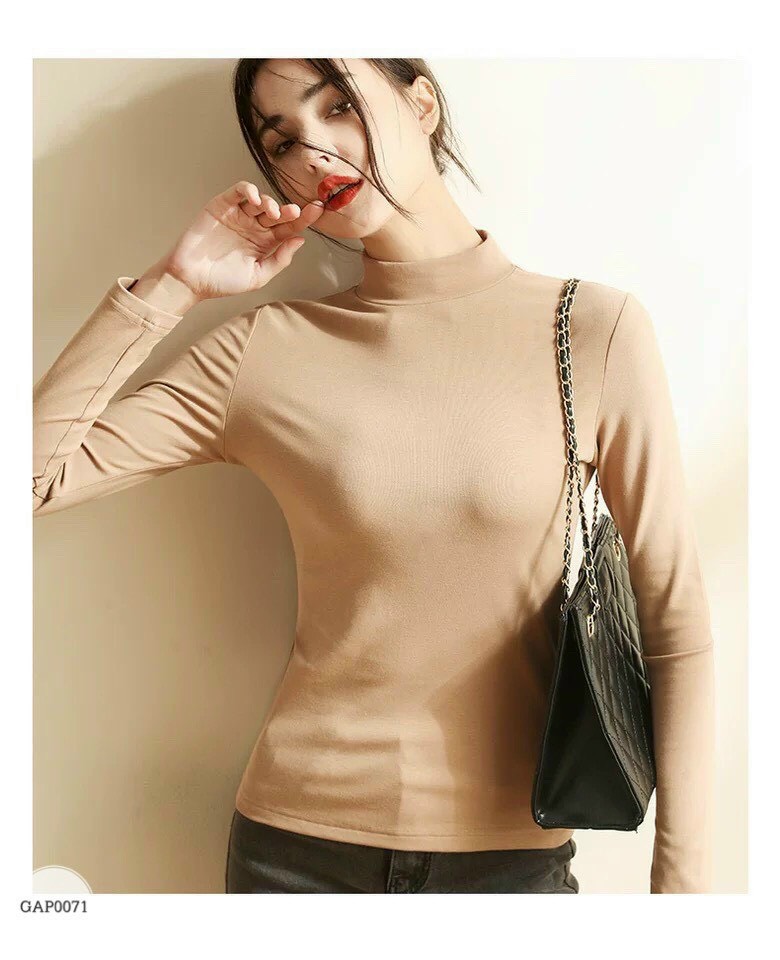 Áo thun dài tay dáng ôm body NỮ co giãn 4 chiều
