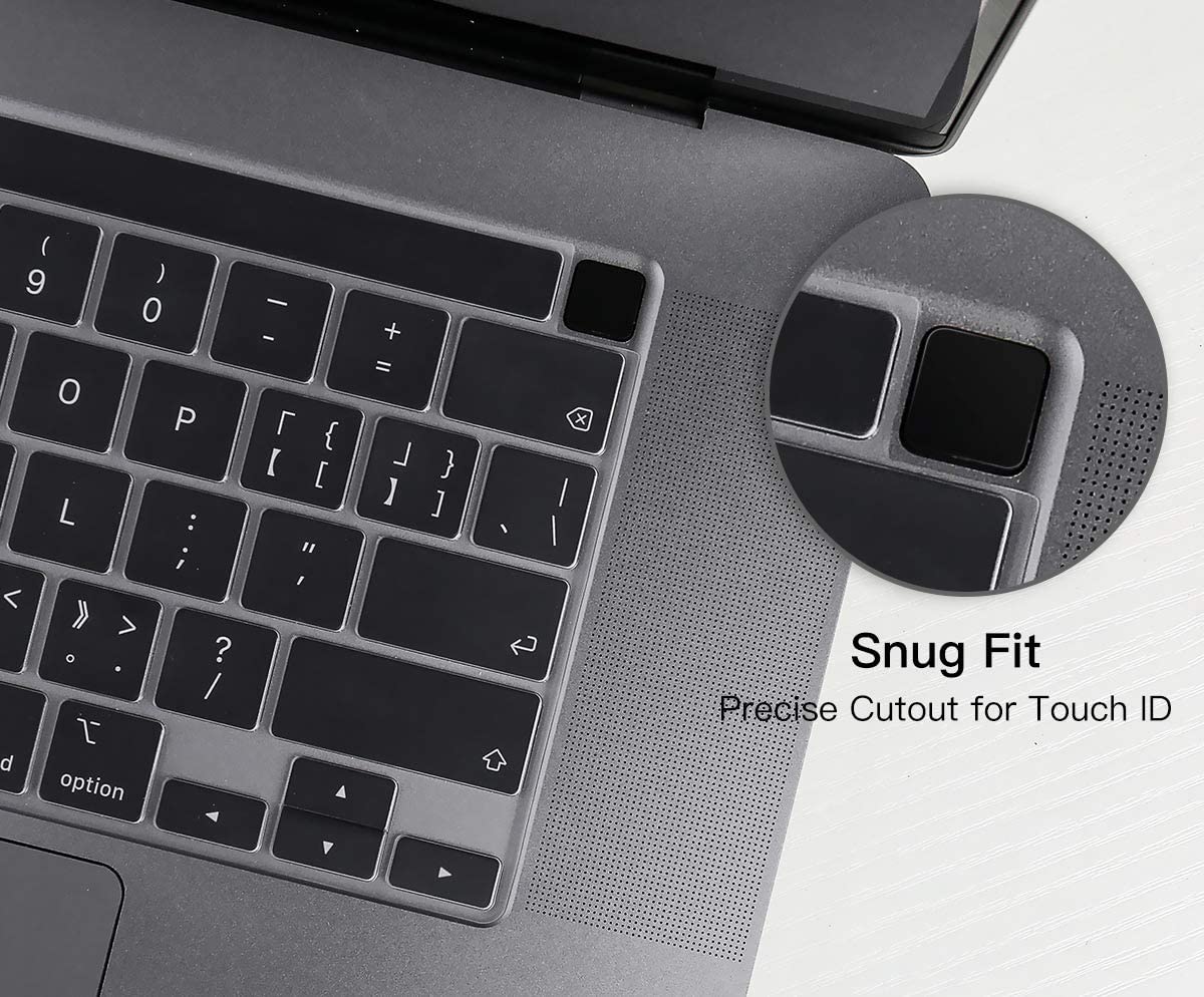 Miếng Lót Phím Trong Suốt TPU Bảo Vệ Bàn Phím Dành Cho Macbook chống bụi bẩn, chống nước