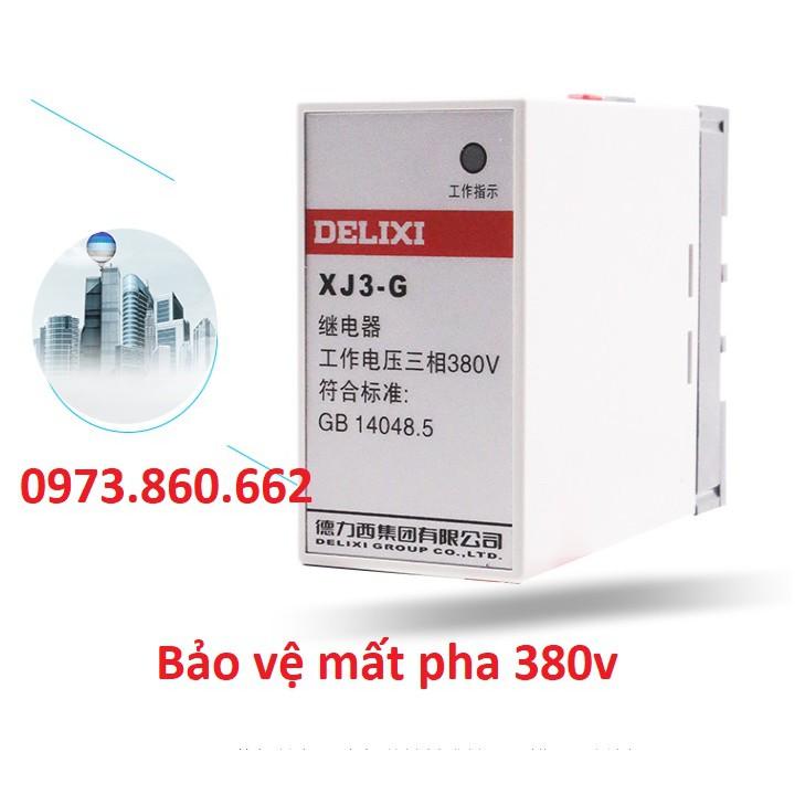 Bảo vệ mất pha DELIXI XJ3G - Bảo vệ mất pha 380v chất lượng tốt