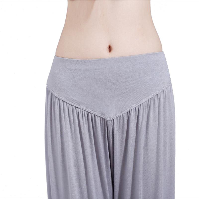 Quần Ống Rộng Plus Size Nữ Plus Nhiều Màu Sắc Bloomers Vũ TaiChi Quần Mềm Mại Modal Nhà Quần Không Thu Nhỏ Chống Tĩnh Điện Quần