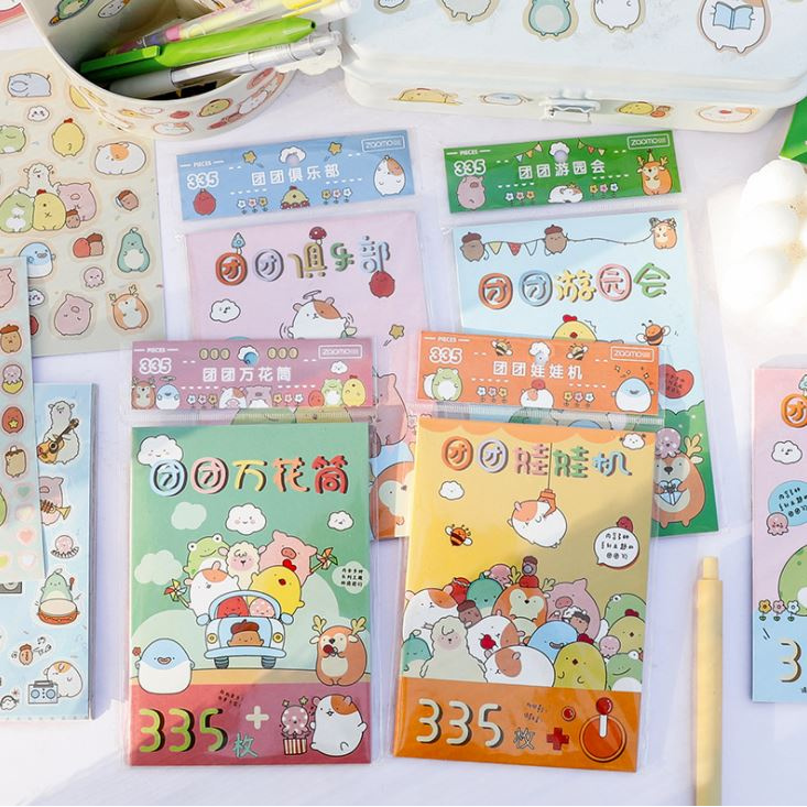 Sổ Tay Sticker Nhãn Dán Trang Trí Nhật Ký Kế Hoạch Kawaii Nhật Bản V2