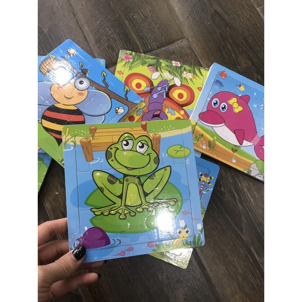 Tranh Ghép 2D Thông Minh Bằng Gỗ An Toàn Cho Bé
