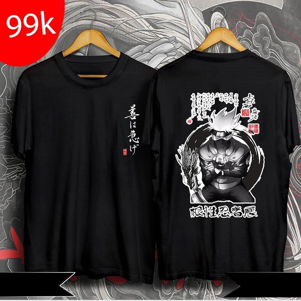 Hình ảnh Áo Naruto - áo thun in hình Kakashi được yêu thích, giá rẻ nhất