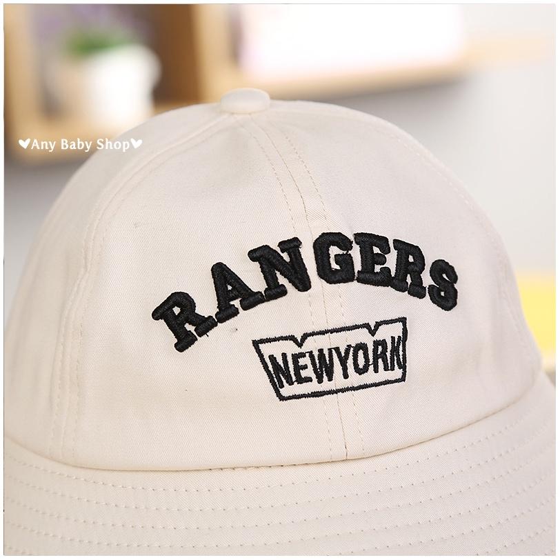 Mũ nón rộng vành Bucket thời trang in chữ Rangers Newyork cho bé trai và bé gái nhiều màu siêu cute 