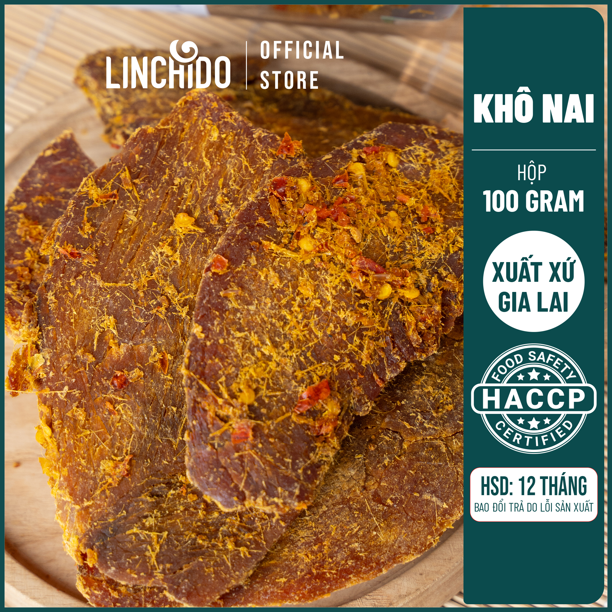 Khô Nai - Tùng Phương Du Ký - Hộp 100 Gram