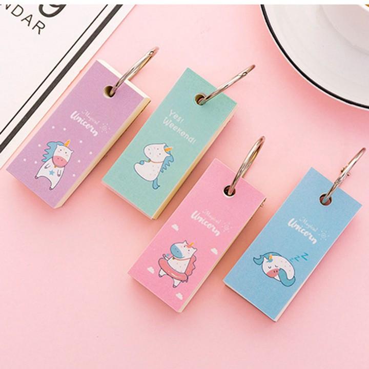 Flashcard học tiếng ngoại ngữ từ vựng 110 trang độc giác unicorn kích thích thị giác VPP150SP1