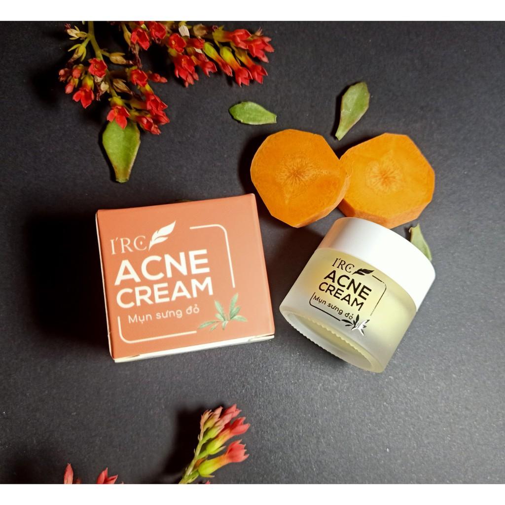 Kem mụn sưng đỏ Acne Cream IRC mụn giảm thâm, tái tạo da mới sạch khuẩn, không tái viêm 10g