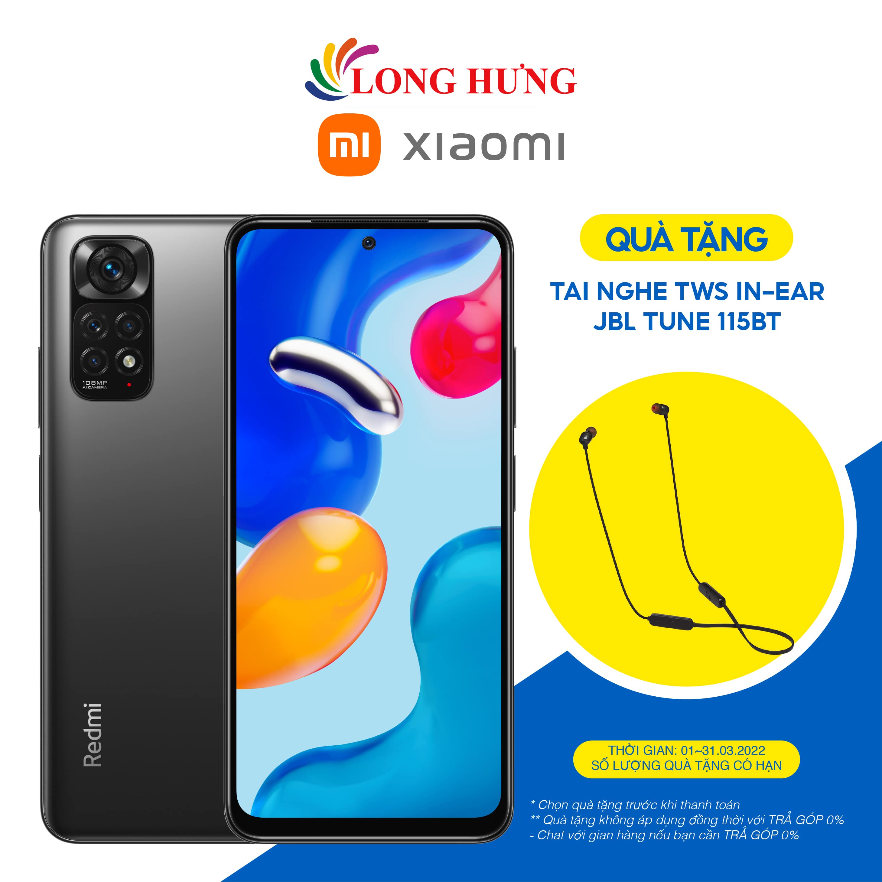 Điện thoại Xiaomi Redmi Note 11S (8GB/128GB) - Hàng chính hãng