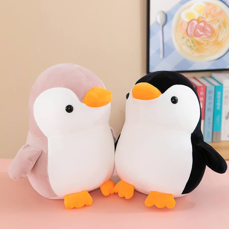 Gấu Bông Chim Cánh Cụt Mập Mềm Mịn Dễ Thương Mẫu Mới (25cm---&gt;45cm) Vải Miniso 4 Chiều Co Giãn Êm Ái, Hàng Cao Cấp An Toàn Cho Trẻ Nhỏ