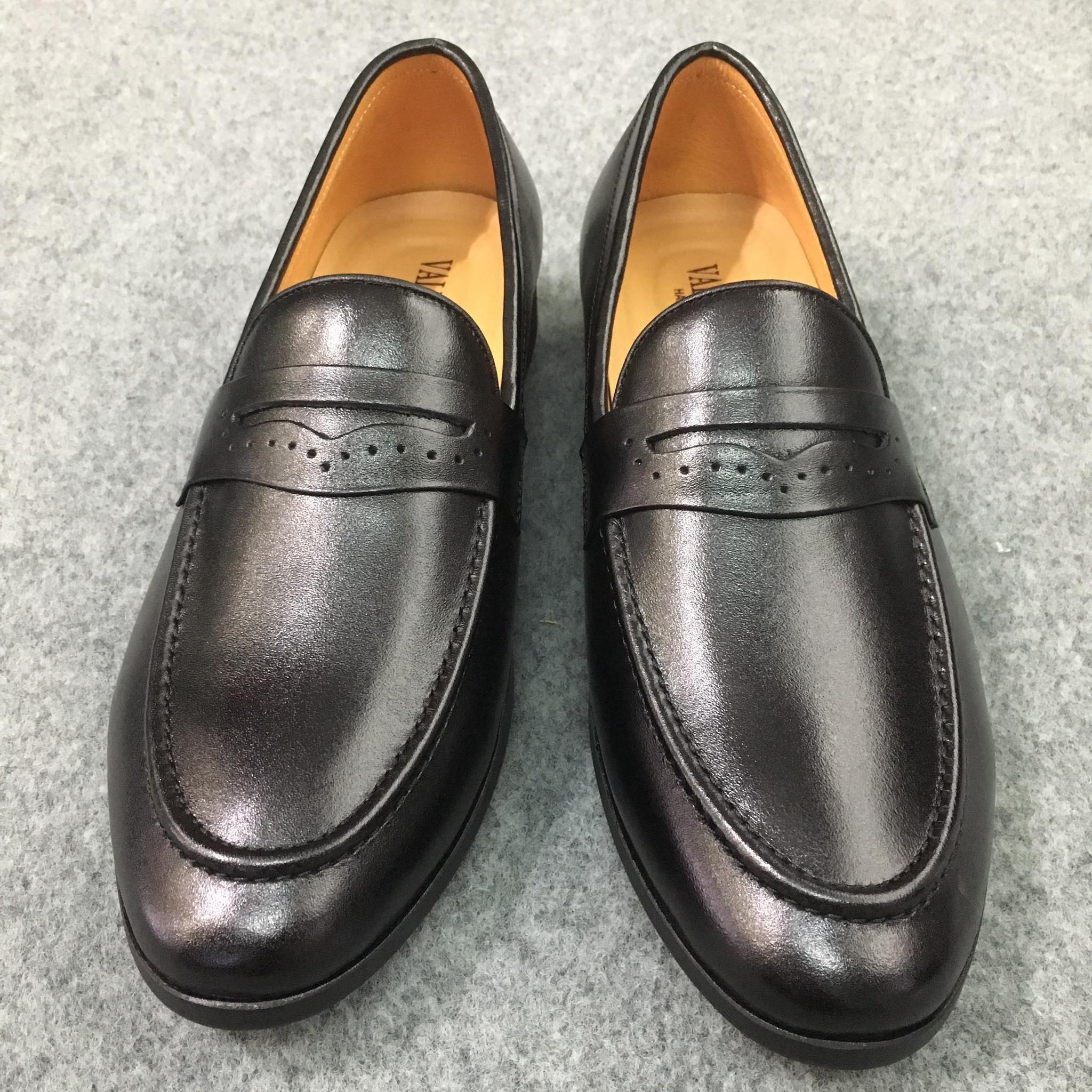 Giày da nam lười HT 86912