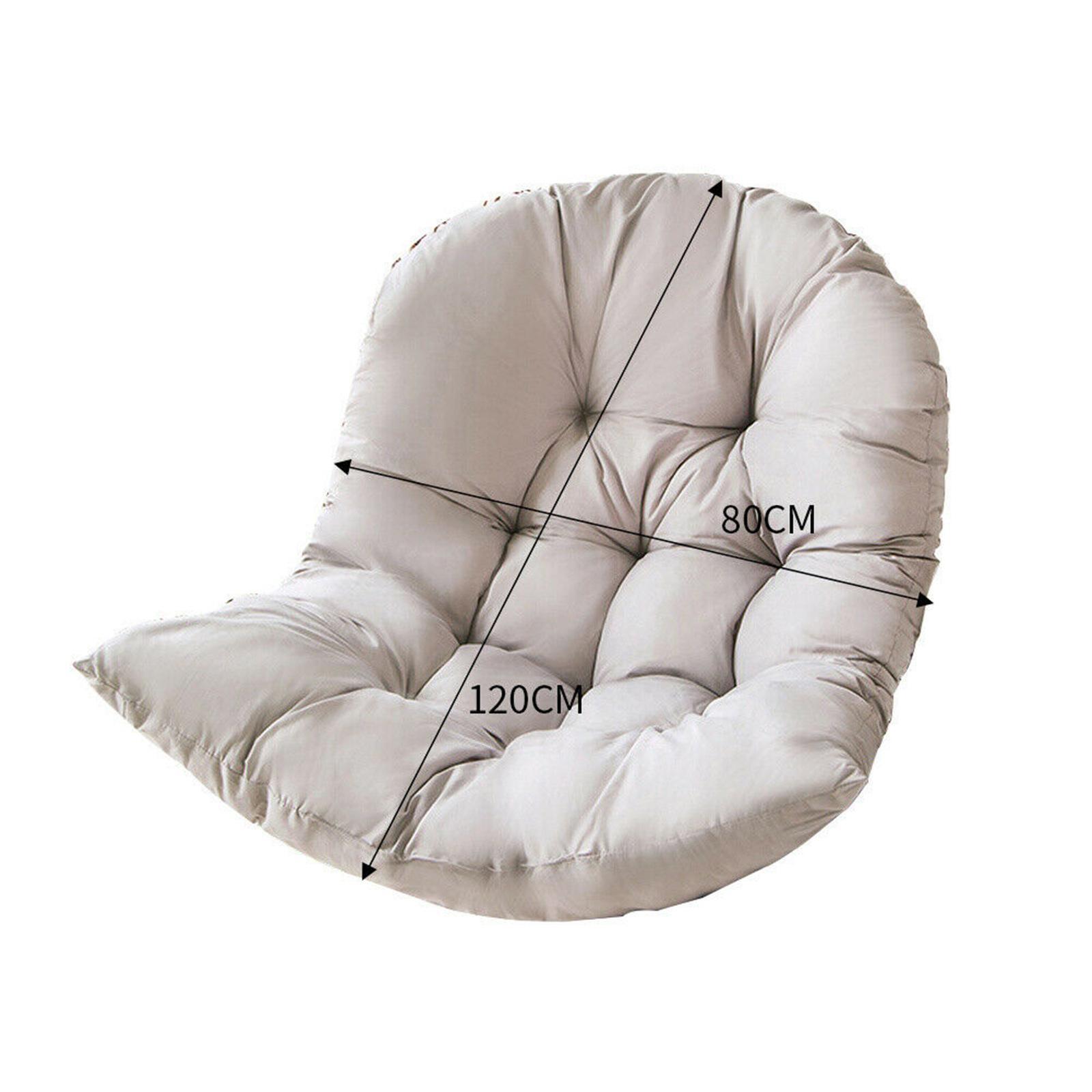 2-3pack Egg Chair Cushion Seat Pad Swing Hanging Chair Mat Pillow Patio Garden