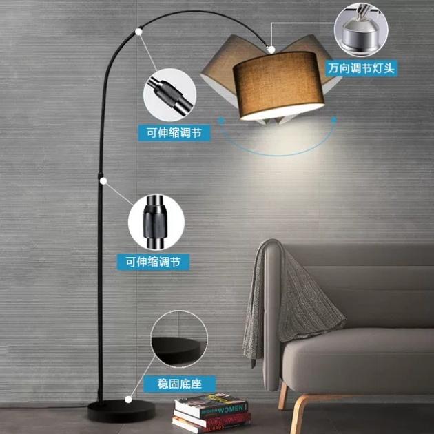 Đèn góc sofa ,đèn phòng khách, đèn cây đứng DT