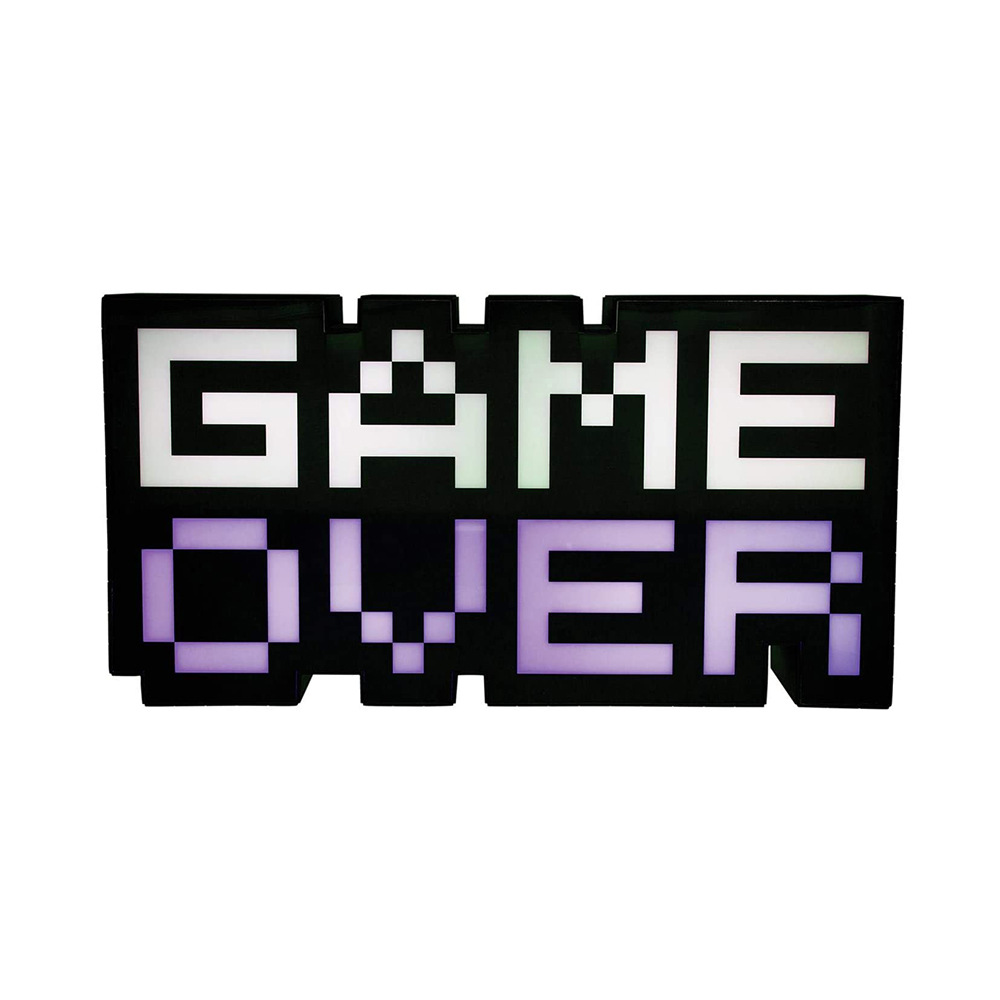 Đèn Trang Trí Điều Khiển Bằng Giọng Nói 7 Màu Msj Game Over Sign Voice Control