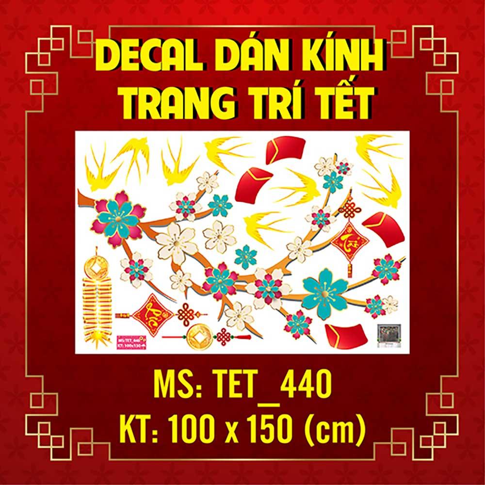 DECAL TRANG TRÍ TẾT 2023 COMBO SỐ 90