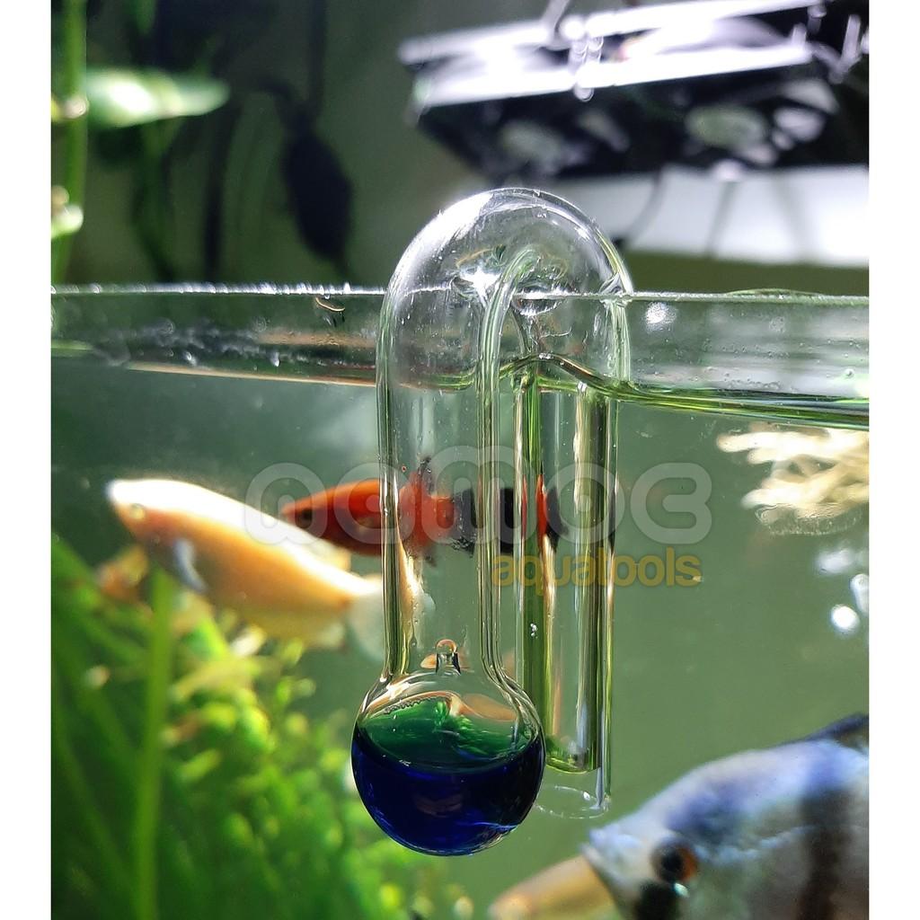 CO2 Drop Checker | Bộ Test CO2 Treo Thành Bể - Kiểu Giọt Nước | Kiểm Tra Nồng Độ CO2 Cho Bể Thuỷ Sin