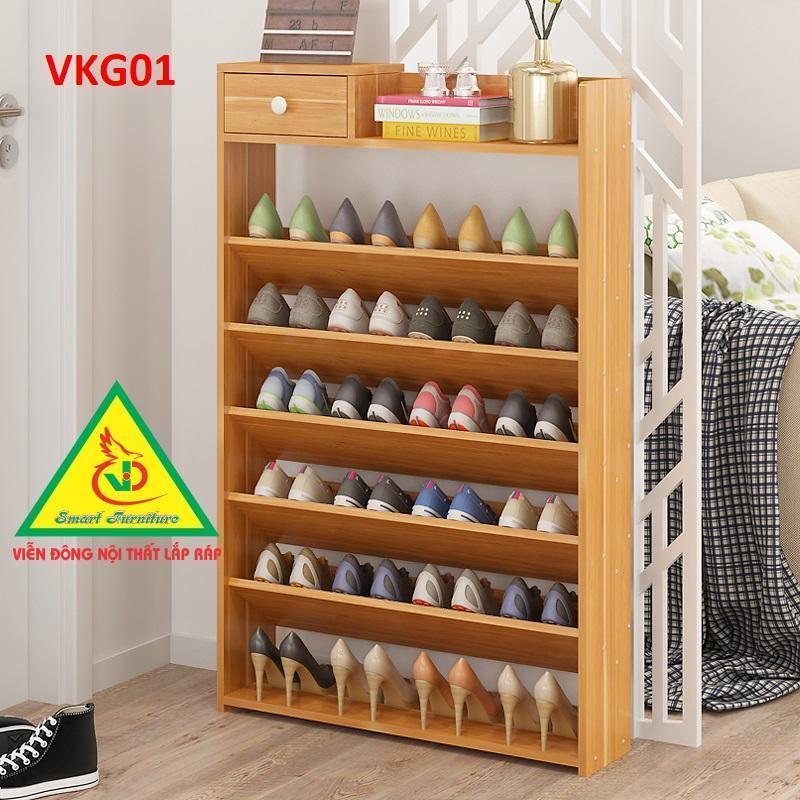 Tủ Giày Hiện Đại Nhiều Ngăn Để Giày, Tiết Kiệm Diện Tích VKG01B - Nội thất lắp ráp Viendong Adv