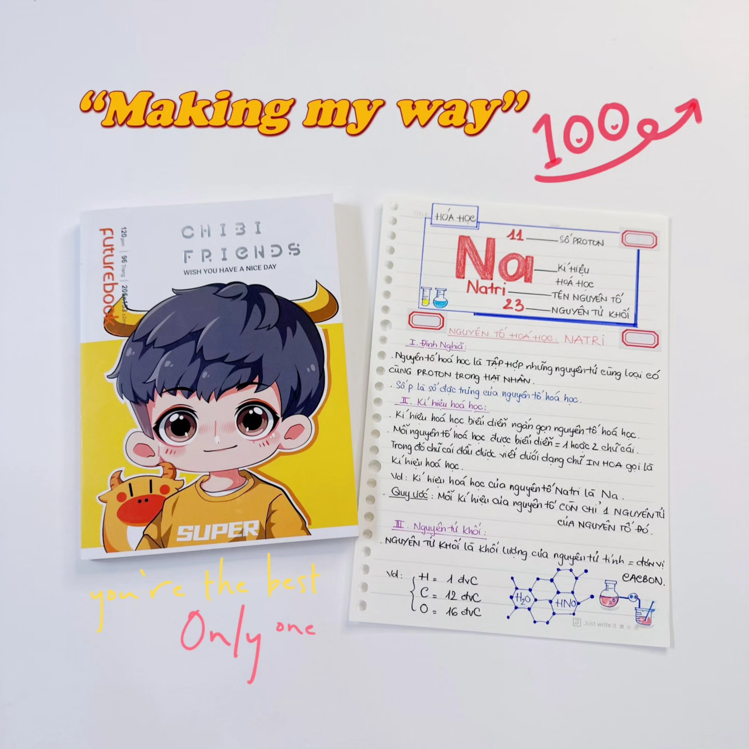 Vở May Chỉ Cao Cấp CHIBI FRIENDS- 4 Ô ly- 96 Trang- 120 gsm- MSP: DK-103. VPP FUTUREBOOK. Giao ngẫu nhiên.