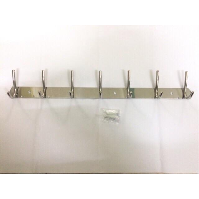 Móc quần áo Inox 7 móc cao cấp dài 50cm