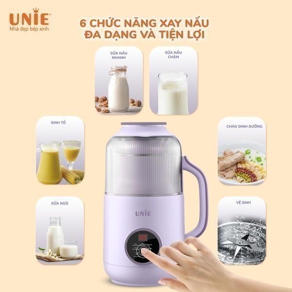 Máy làm sữa hạt UMB09 - Nắp chụp chống ồn,Dung tích 800ml,công suất 600W,đa chức năng xay nấu,thiết kế mới nhiều màu sắc-HÀNG CHÍNH HÃNG