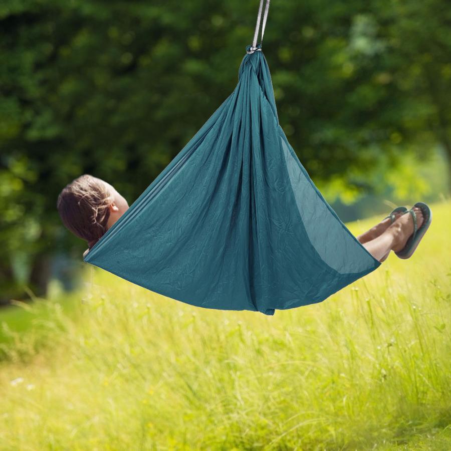 1/1.5M Di Động Võng Cắm Trại Ngoài Trời Sinh Tồn Thun Võng Vườn Xoay Treo Ngủ Ghế Cho Trẻ Em Kid