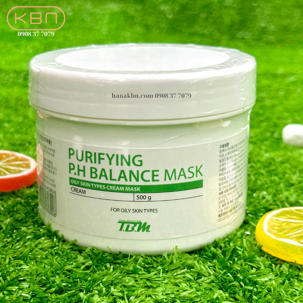 Mặt nạ Purifying P.H Balance TBM - cân Bàng Độ Ph Dành Cho Da Dầu - 500g - Hàng Chính Hãng