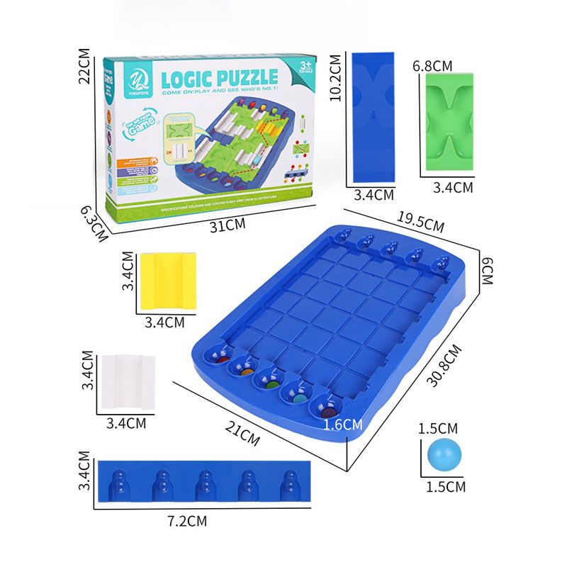 ĐỒ CHƠI TƯ DUY - MÊ CUNG TÌM ĐƯỜNG BI CHẠY LOGIC PUZZLE