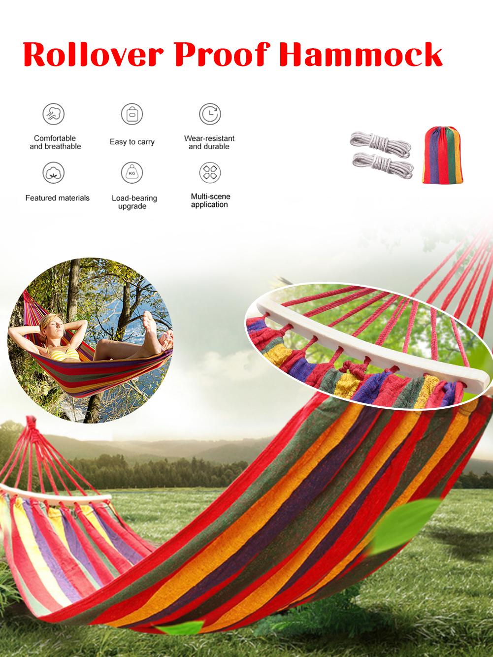 190*80Cm Di Động Treo Võng Ghế Lười Du Lịch Cắm Trại Ngoài Trời Ghế Xoay Vải Bố Dày Dặn Giường Trong Nhà Nhà Phòng Ngủ võng