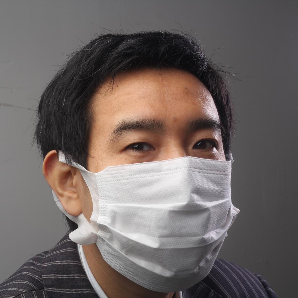 50 Pieces Non-woven Cloth Disposable Face Mask With Ear-hook