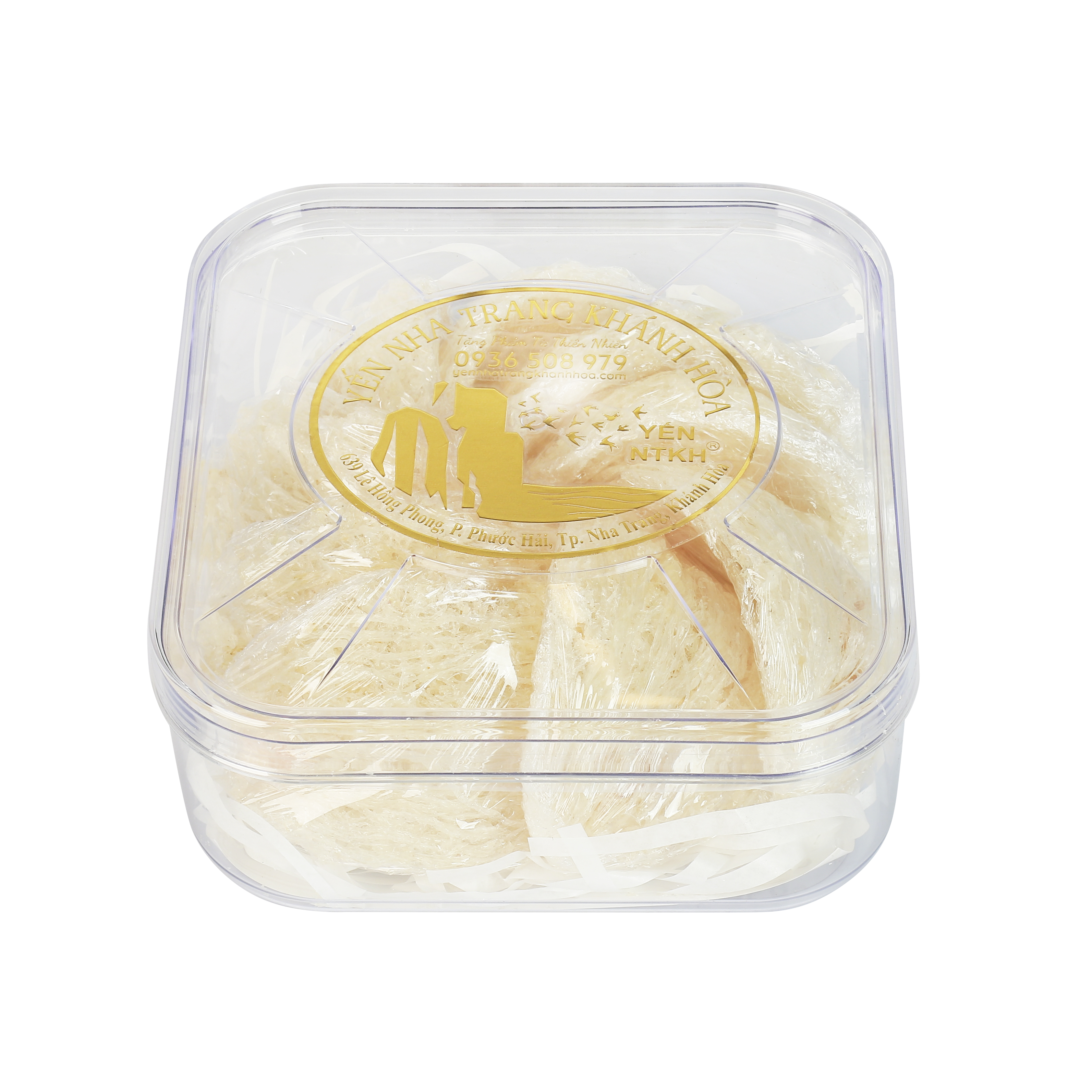 Hộp Quà Vuông Yến Sào Yến Sợi Tinh Chế 100g Yến Nha Trang Khánh Hòa