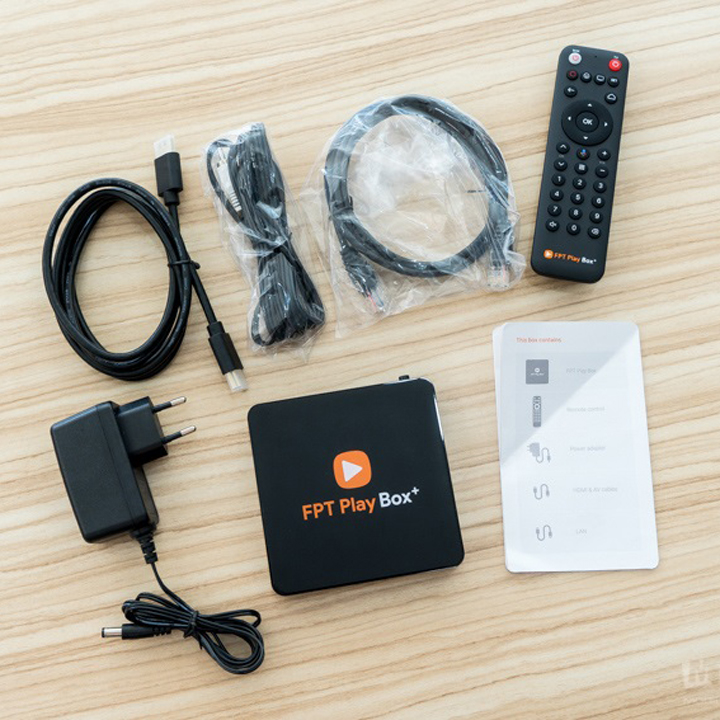 Đầu Android TV FPT Play Box+ bản 2021 chíp S500/Ram 1G/ hàng chính hãng