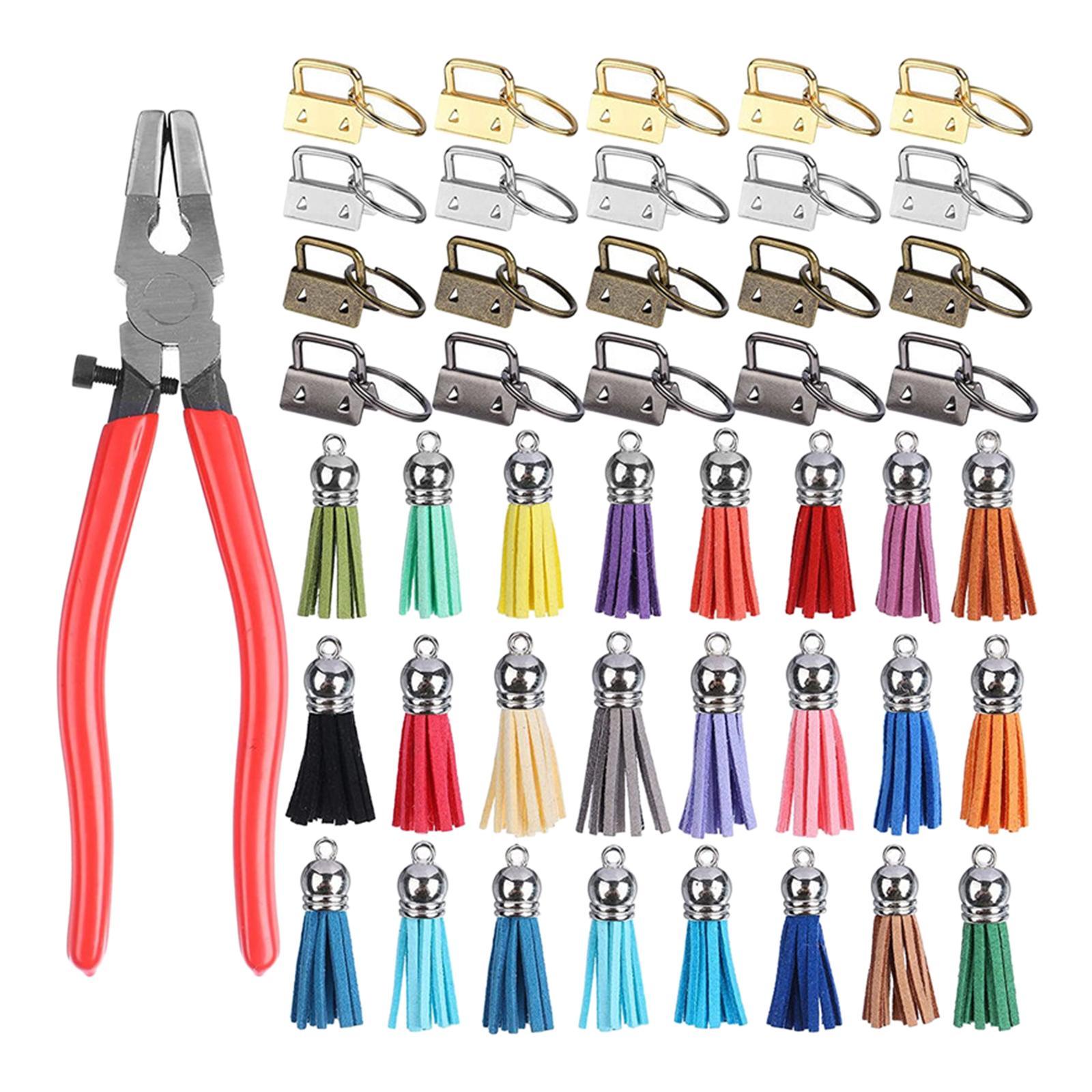 Key Fob Hardware with Split  for Keychain- Pliers