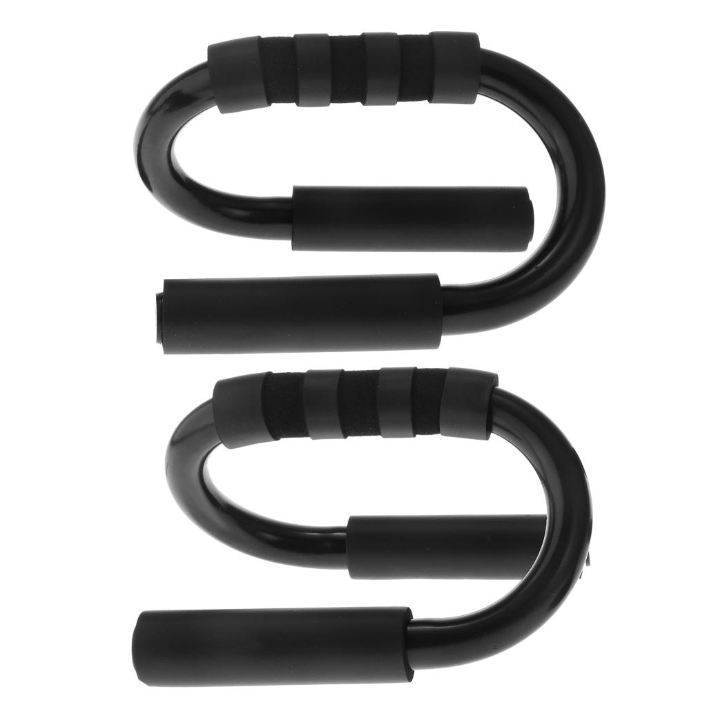 Ab Wheel Roller Fitness Workout Equipment Push Up Bar Chest Arm Muscle Trainer