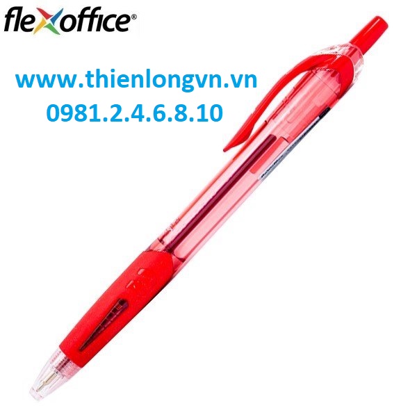 Bút Gel B Flexoffice FO-GEL-B012 màu đỏ