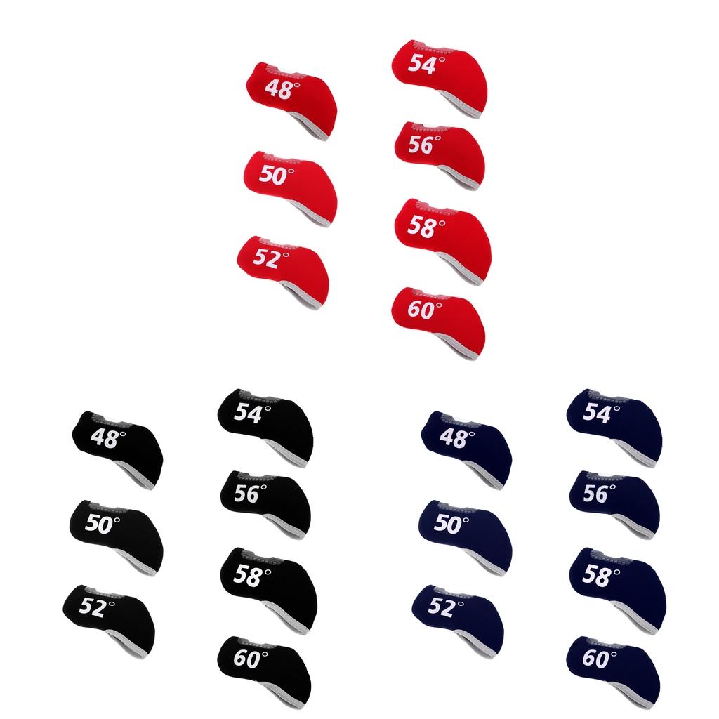 Golf Club Iron Putter Headcover Head Cover Protector 48 Degree Black