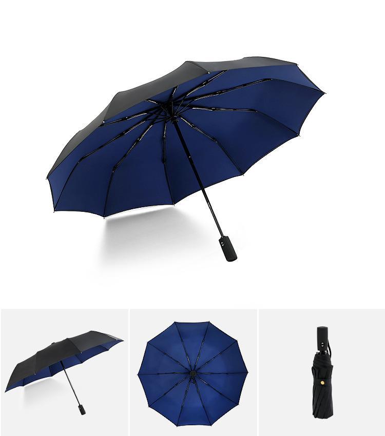 Ô dù đi mưa gấp gọn màu ngẫu nhiên