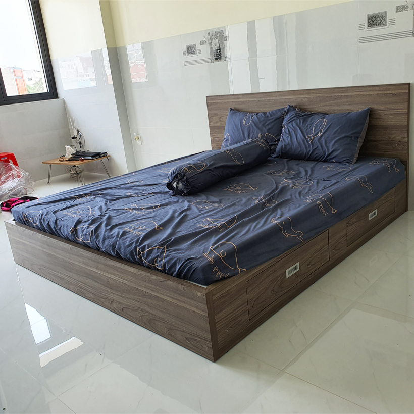 Giường Vai Đứng FINE FG159 (180cm x 200cm) Mẫu hiện đại tối giản, thiết kế đẹp sang trọng