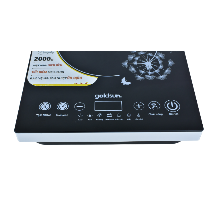 Bếp điện từ Goldsun GIC3201-D - Hàng chính hãng - Mặt kính Kanger siêu bền cao cấp