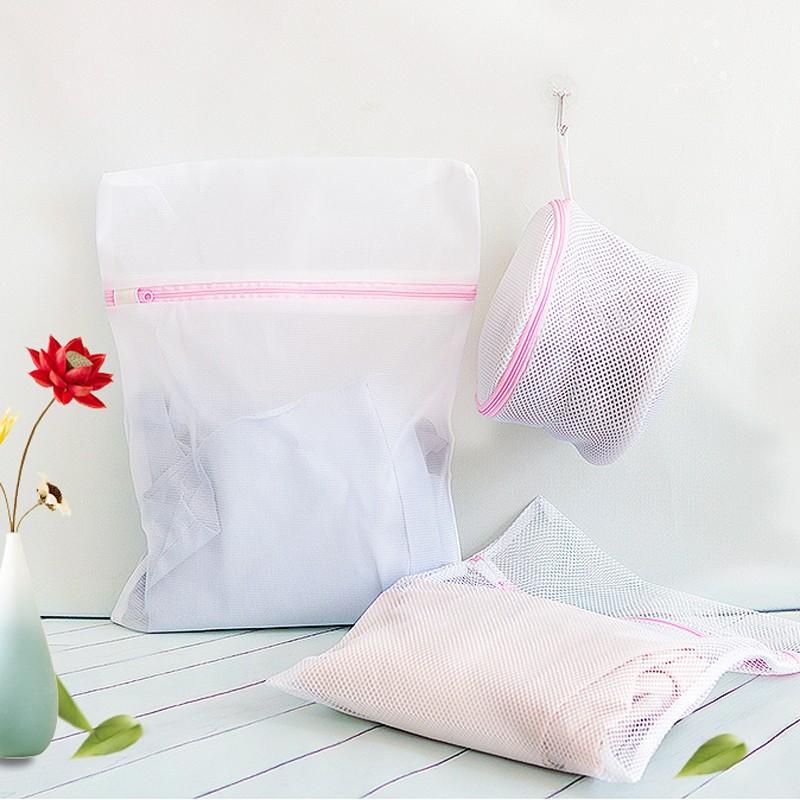 Túi lưới giặt đồ cho máy giặt, túi giặt cao cấp vải mịn size 50*60cm