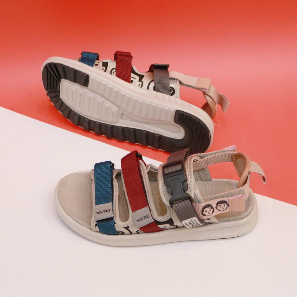 Giày Sandals Vento Nam Nữ Quai Ngang dạo phố đi chơi đi học du lịch NB80