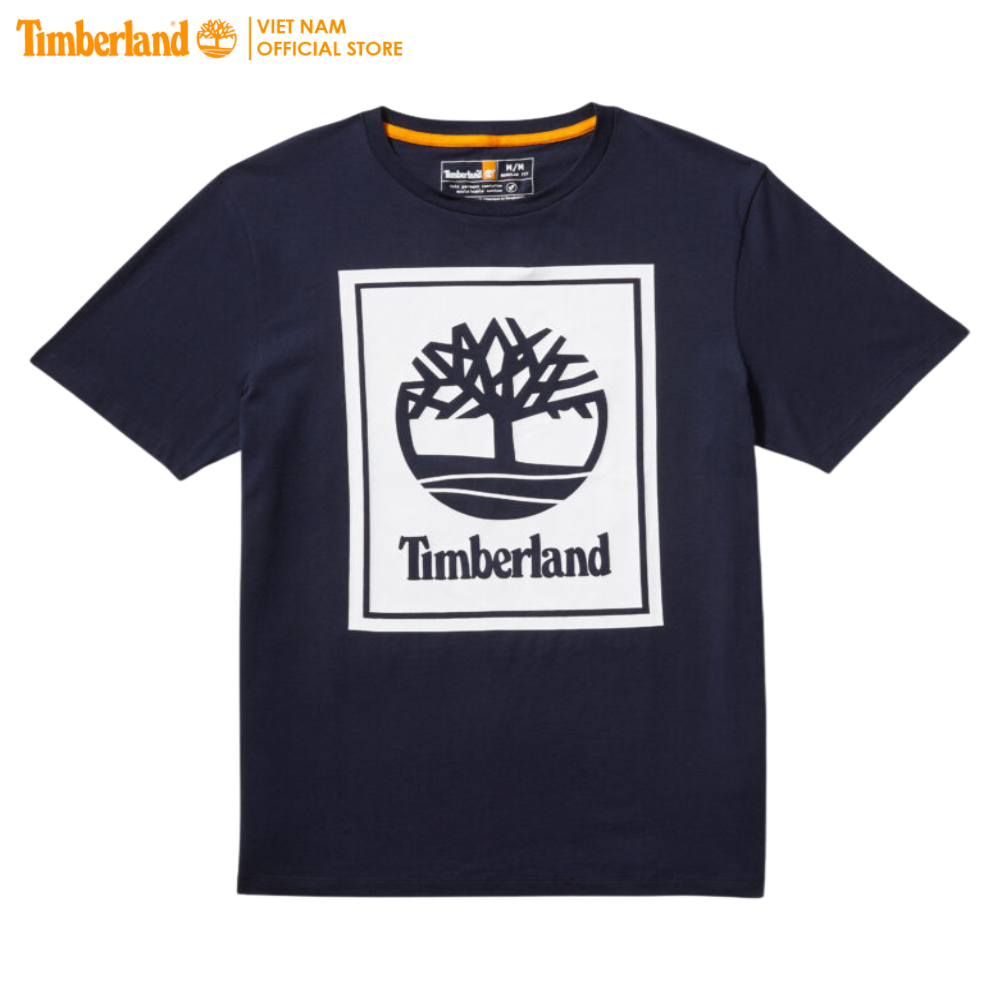 [NEW 2023] Timberland Áo Thun Unisex Front Stack Logo Tee TB0A6Q81