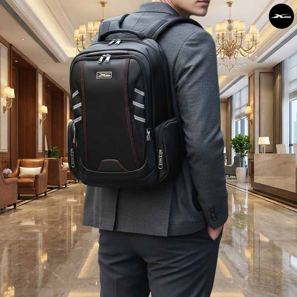 Balo Laptop 17 Inch Cao Cấp Chống Nước Xbags DarkEagle XB 2008 – Balo Thời Trang Doanh Nhân Sang Trọng, Đa Năng Đi Làm Du Lịch, Thiết Kế Hiện Đại Đẳng Cấp!