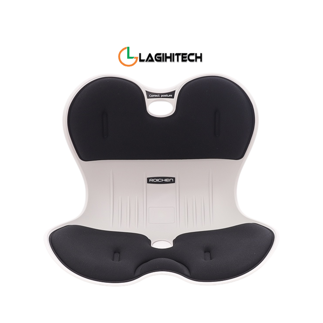 Giá Hủy Diệt Ghế Chỉnh Dáng Ngồi Đúng Roichen Hàn Quốc, Dùng Cho Nam, Nữ, Trẻ Em - Hàng Chính Hãng - Nam - Đen